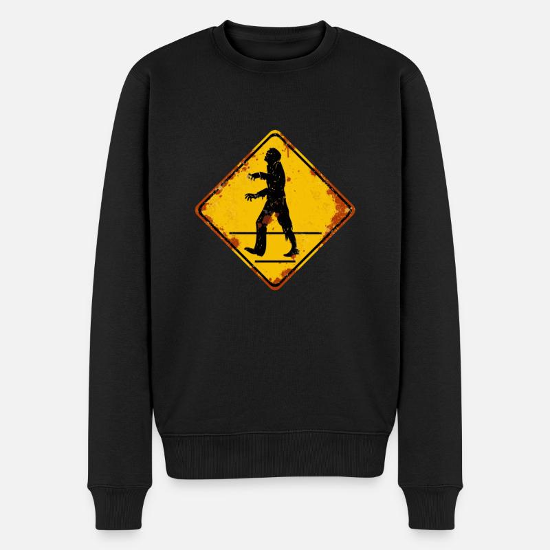 Attention Zombies. - Pull Premium bio Homme - noir