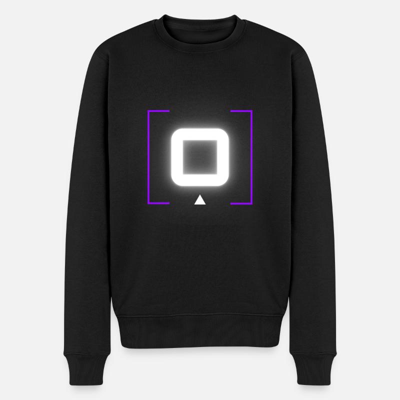 Lettre « O » - Pull Premium bio Homme - noir