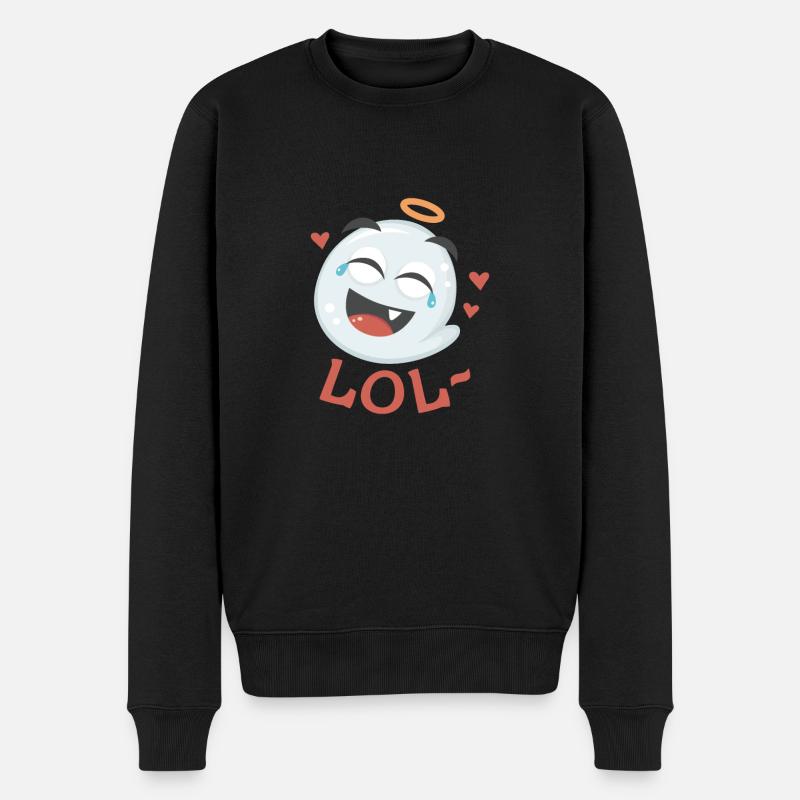 LOL- - Pull Premium bio Homme - noir