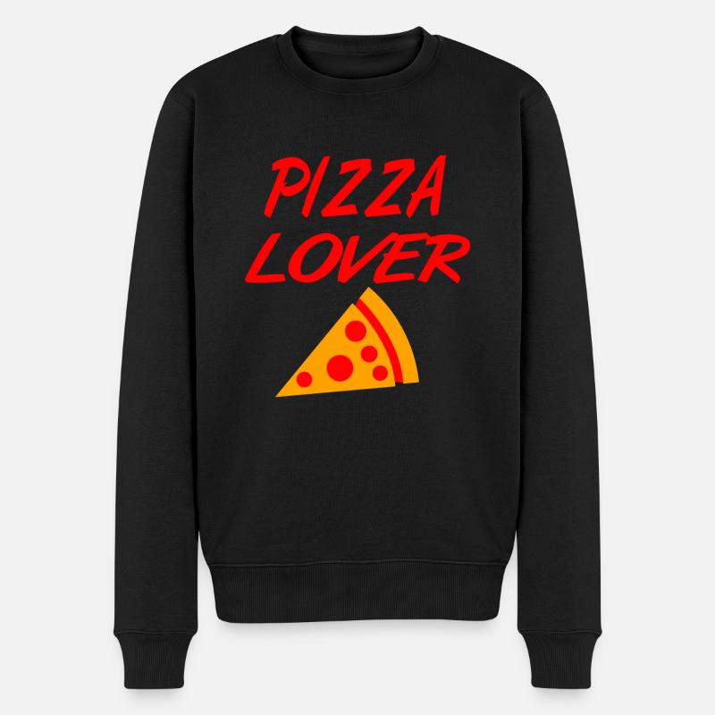 Pizza - Pull Premium bio Homme - noir