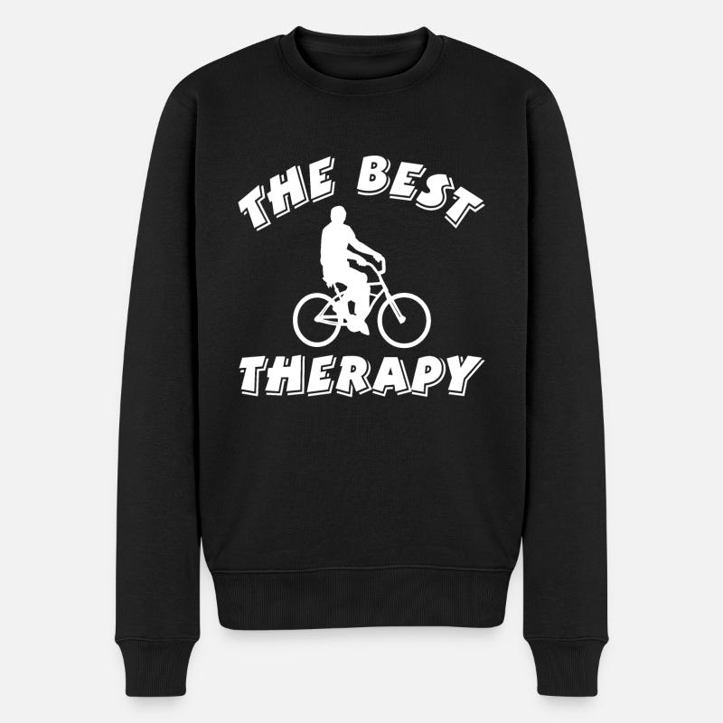 Bicyclette - Pull Premium bio Homme - noir