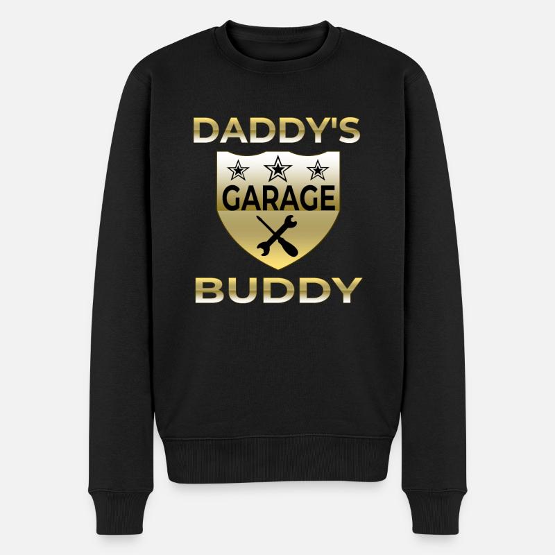 Garage - Männer Premium Bio Pullover - Schwarz