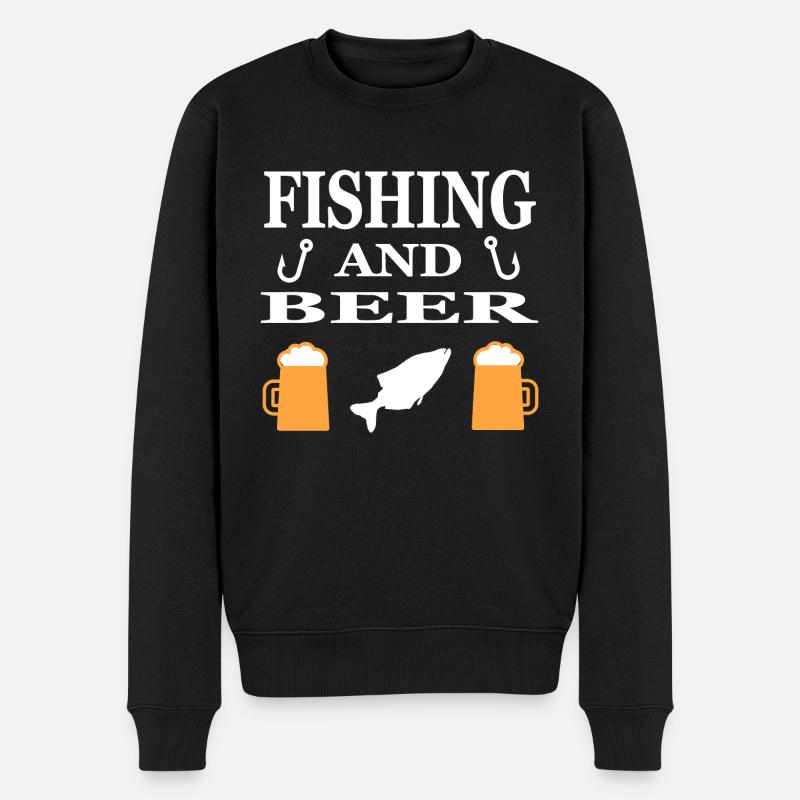 Pêche - Pull Premium bio Homme - noir