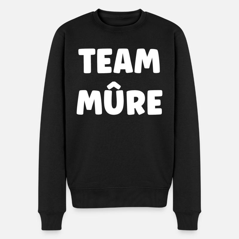 Team Mûre - Pull Premium bio Homme - noir
