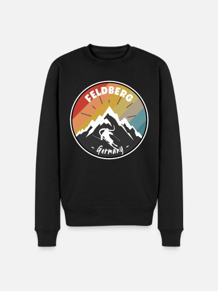 Skiing In Feldberg - Germany - Men's Premium Organic Jumper - black
