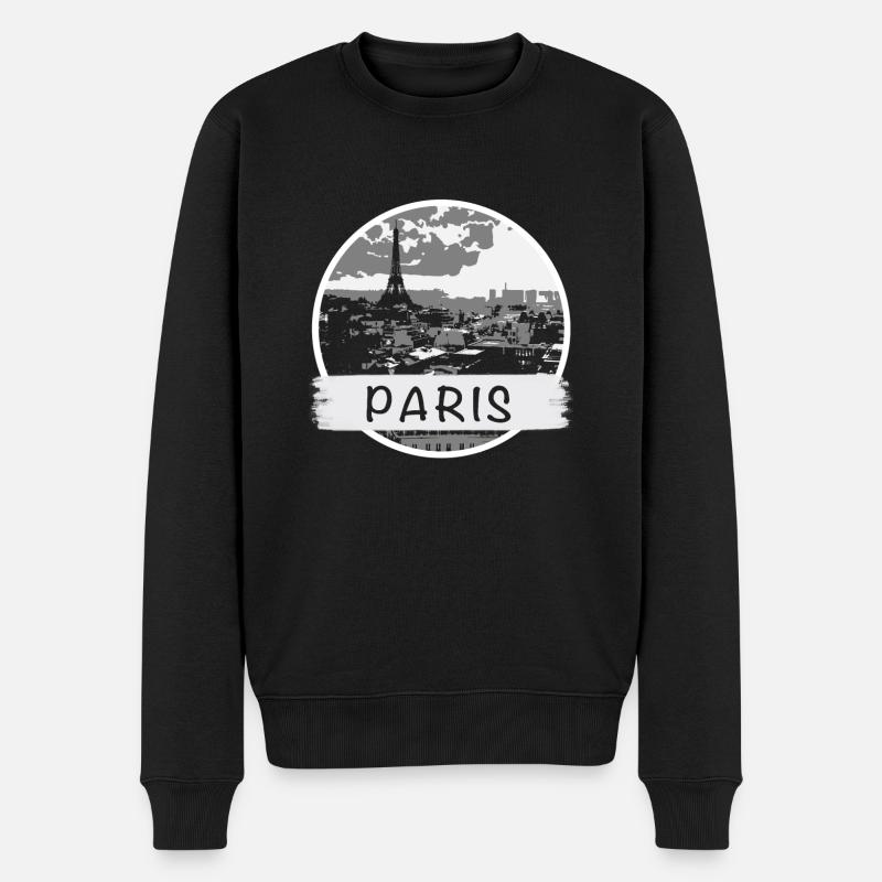 Ville de Paris - Pull Premium bio Homme - noir