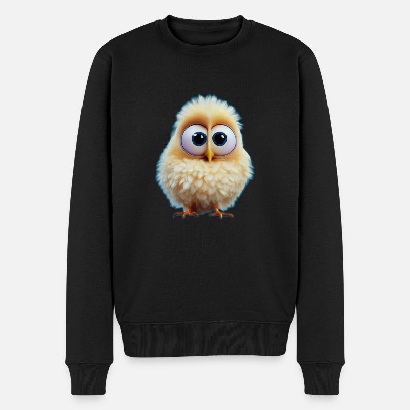 Kücken 7 - Männer Premium Bio Pullover - Schwarz