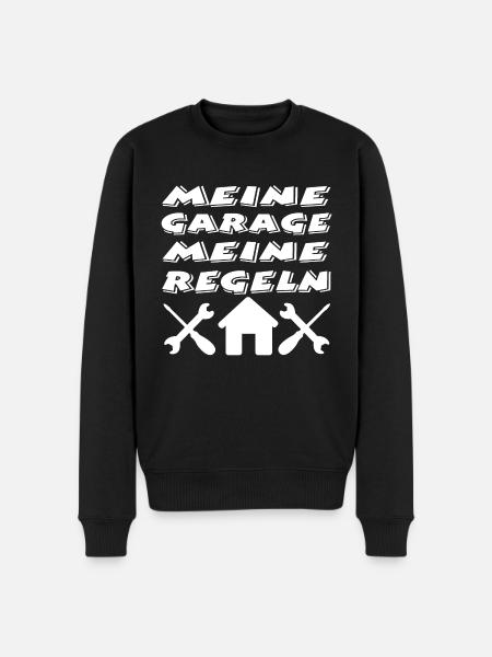 Garage - Männer Premium Bio Pullover - Schwarz