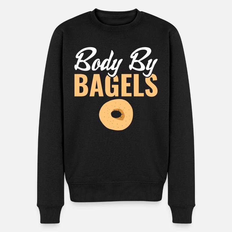 Bagel Disant Cadeau - Pull Premium bio Homme - noir