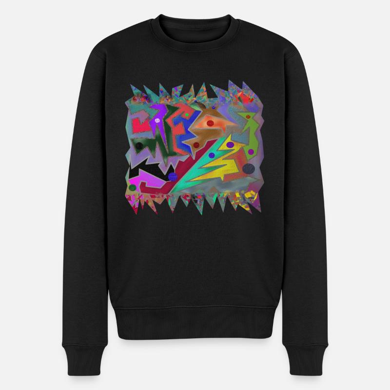 Croute en grotte - Pull Premium bio Homme - noir
