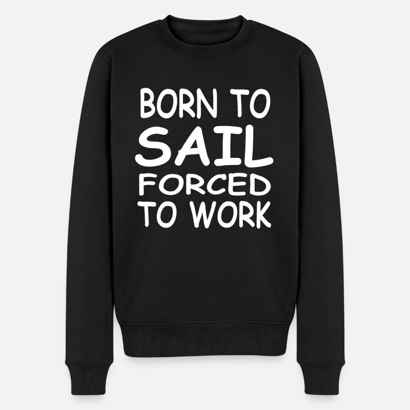 Voile - Pull Premium bio Homme - noir