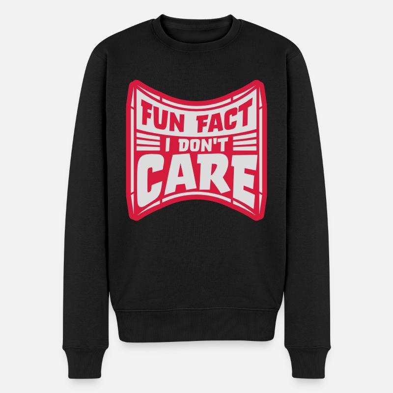 Je me fiche des faits - Pull Premium bio Homme - noir