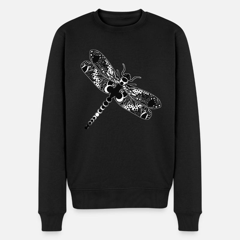 Dragon fly - Pull Premium bio Homme - noir