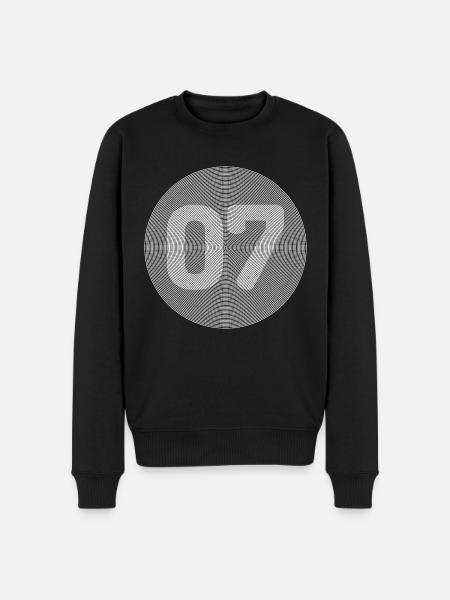 07 - Men's Premium Organic Jumper - black