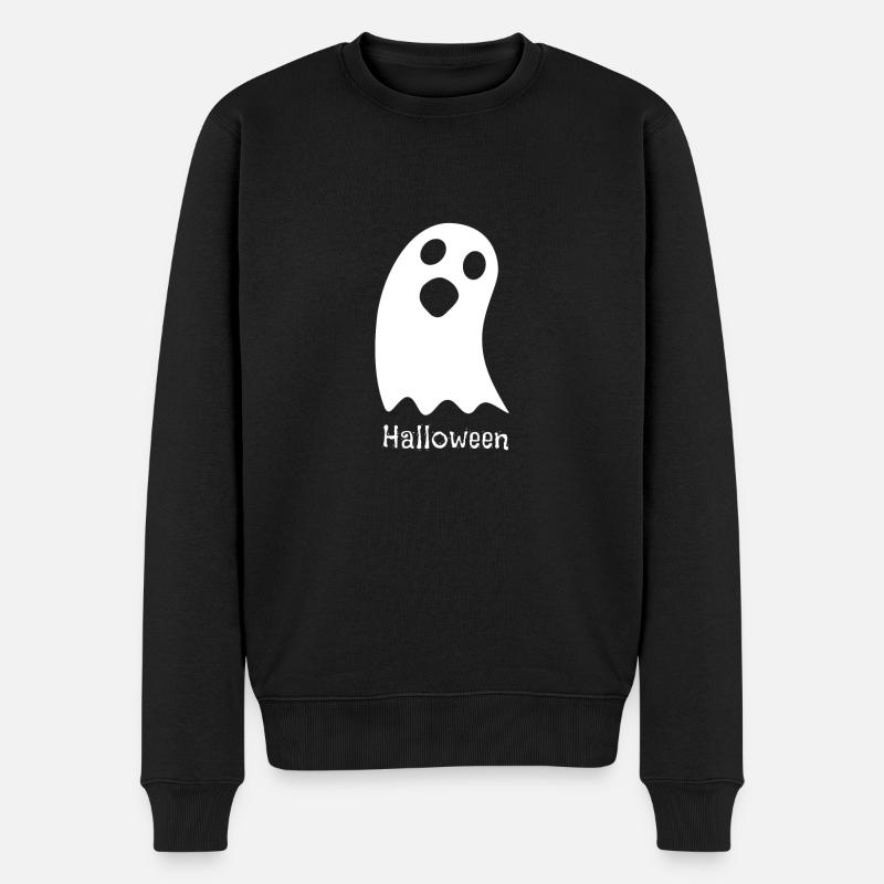 Fantôme mignon Halloween - Pull Premium bio Homme - noir