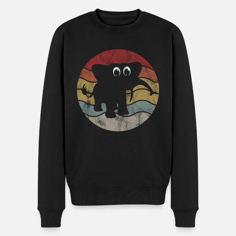 Eléphant éléphant pour enfants - Pull Premium bio Homme - noir