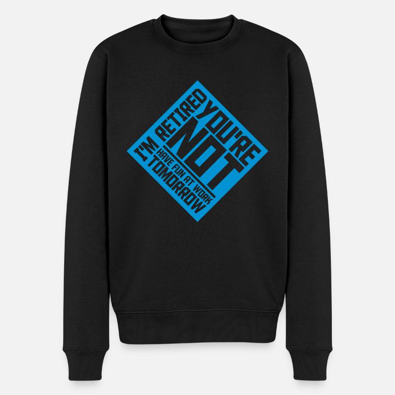 Amusez-vous au travail - Pull Premium bio Homme - noir