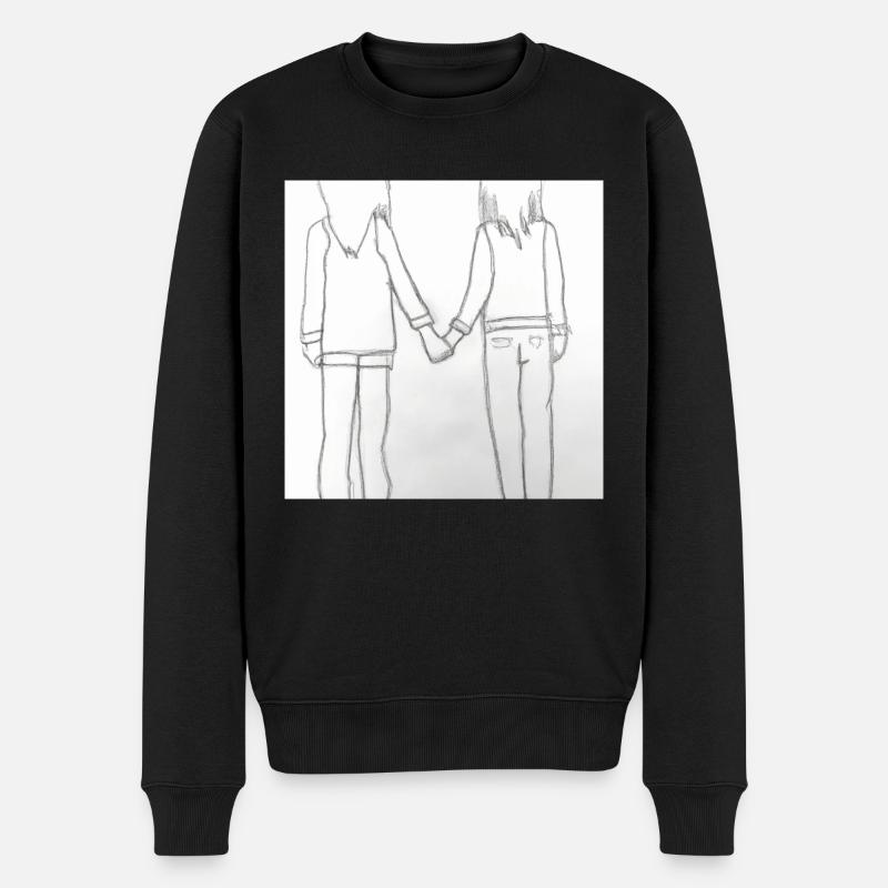 LGBT Queer 🌈🌈 - Männer Premium Bio Pullover - Schwarz