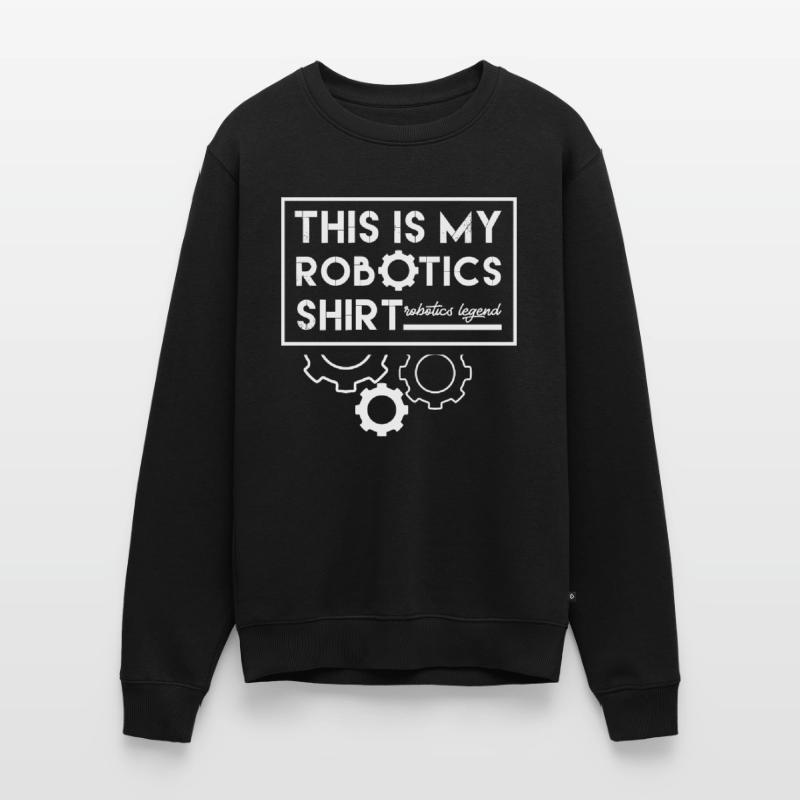 Netter Roboter Lustiger Spruch Robotic Engineer Männer Premium Bio Pullover