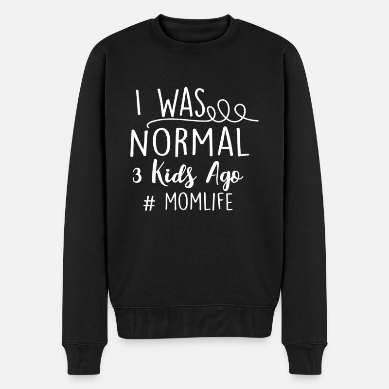 momie - Pull Premium bio Homme - noir