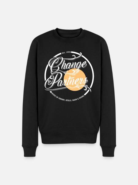 Change Partners - Männer Premium Bio Pullover - Schwarz