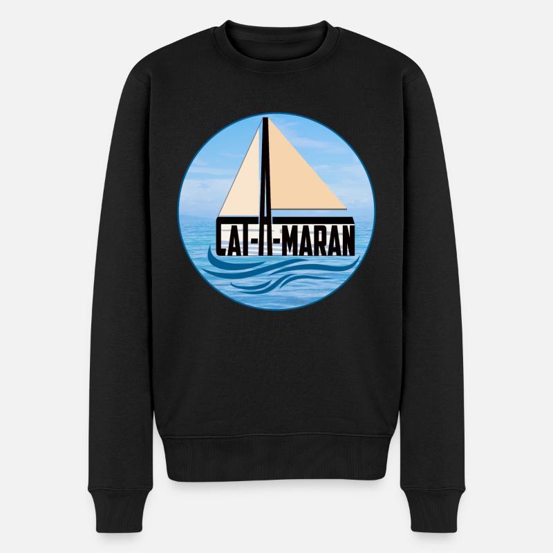 catAmaran - katAmaran - mer - mer - Pull Premium bio Homme - noir