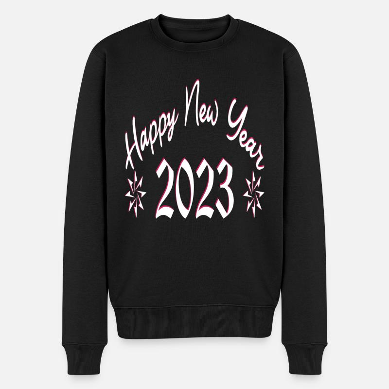 Bonne année 2023 - Pull Premium bio Homme - noir