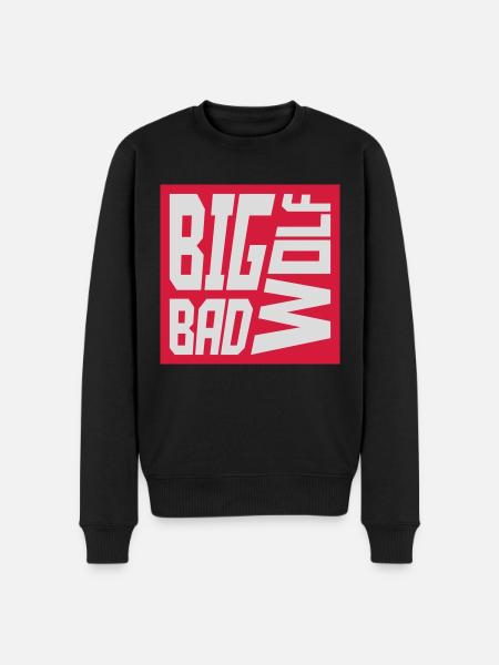 big bad wolf quote - Men's Premium Organic Jumper - black