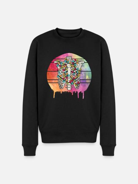 Fun Christmas Gift - Men's Premium Organic Jumper - black