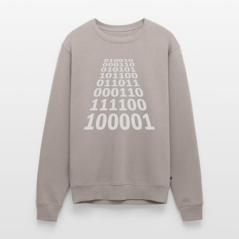 Langage de programme de code binaire Pull Premium bio Homme
