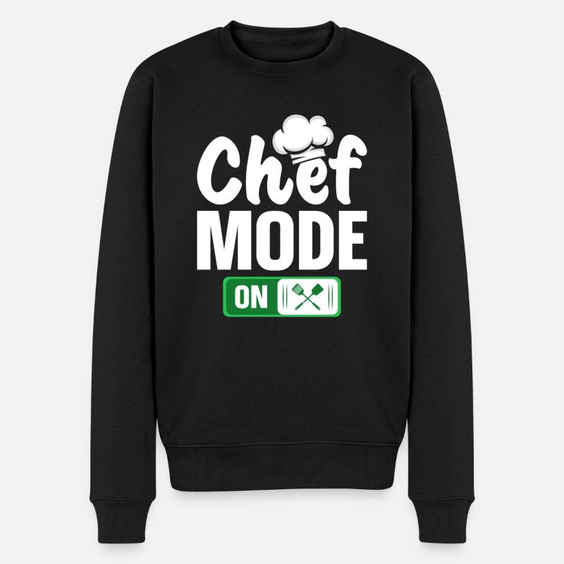 Mode Chef activé - Pull Premium bio Homme - noir