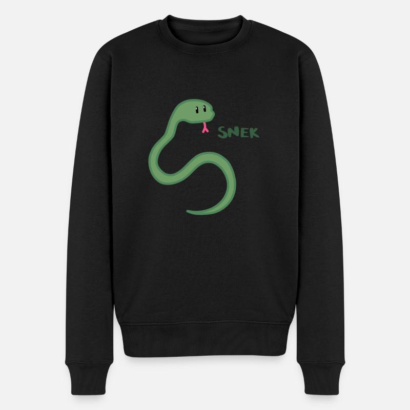 SNEK - Pull Premium bio Homme - noir