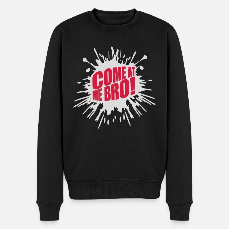 Viens à moi bro - Pull Premium bio Homme - noir