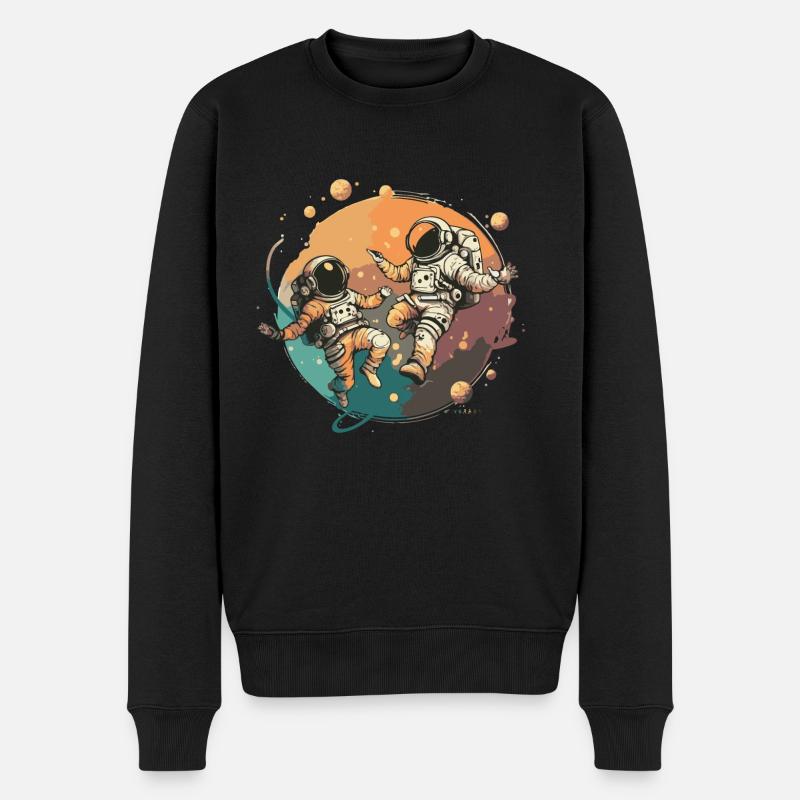 Astronautes - Pull Premium bio Homme - noir