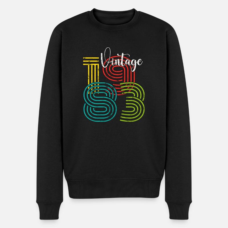 Millésime 1983 40ème anniversaire - Pull Premium bio Homme - noir