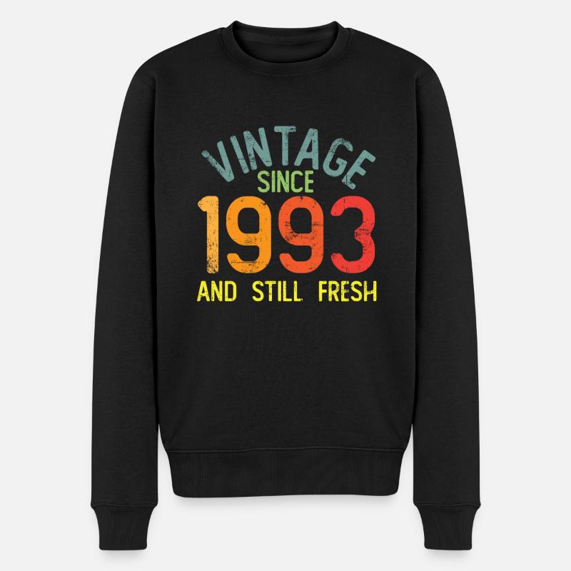 Millésime 1993 - Pull Premium bio Homme - noir