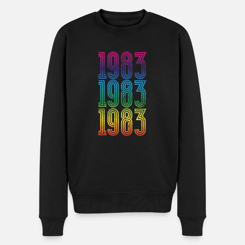 Millésime 1983 - Pull Premium bio Homme - noir