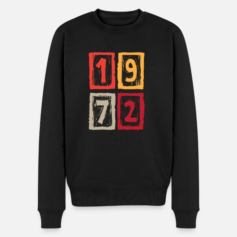 Millésime 1972 - Pull Premium bio Homme - noir