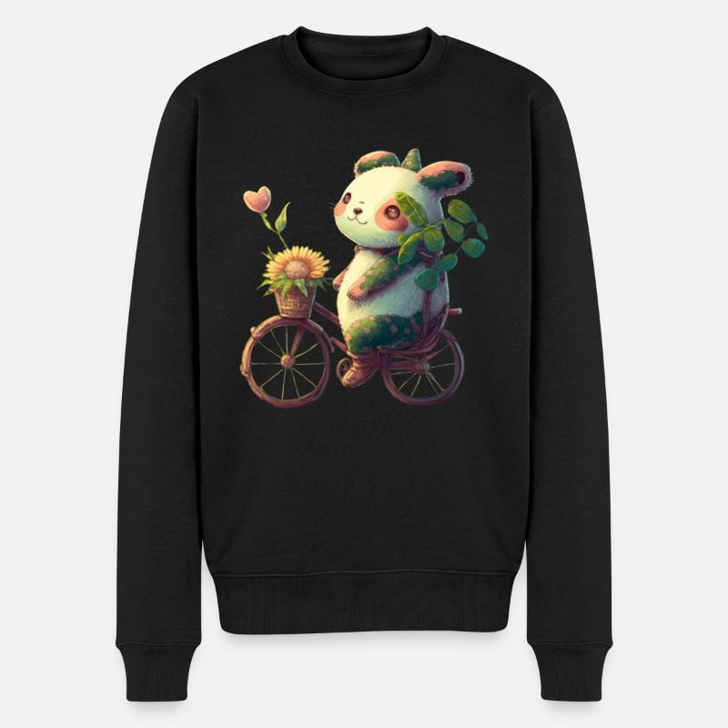 Panda clown - Pull Premium bio Homme - noir