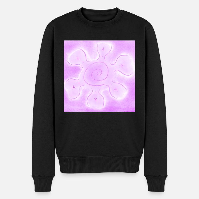 SOLESASO MORADITO - Männer Premium Bio Pullover - Schwarz