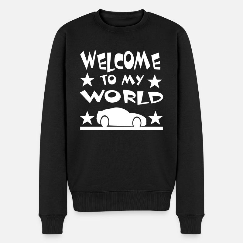 Voiture - Pull Premium bio Homme - noir