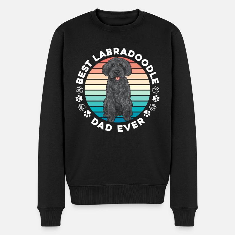 Labradoodle Chien - Pull Premium bio Homme - noir