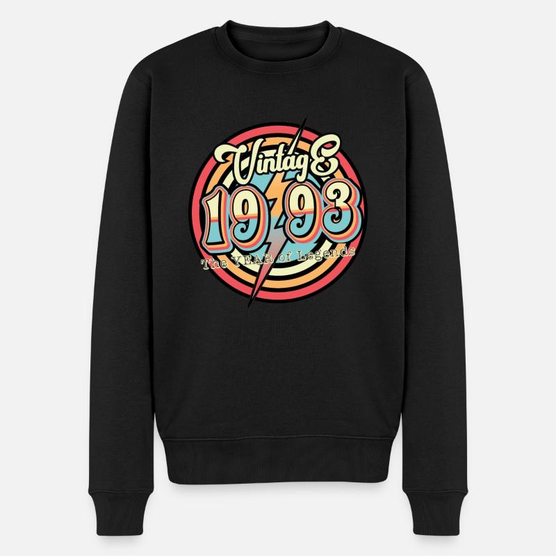 Millésime 1993 - Pull Premium bio Homme - noir
