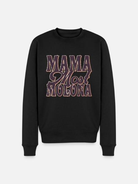 Mama most Molona - Men's Premium Organic Jumper - black