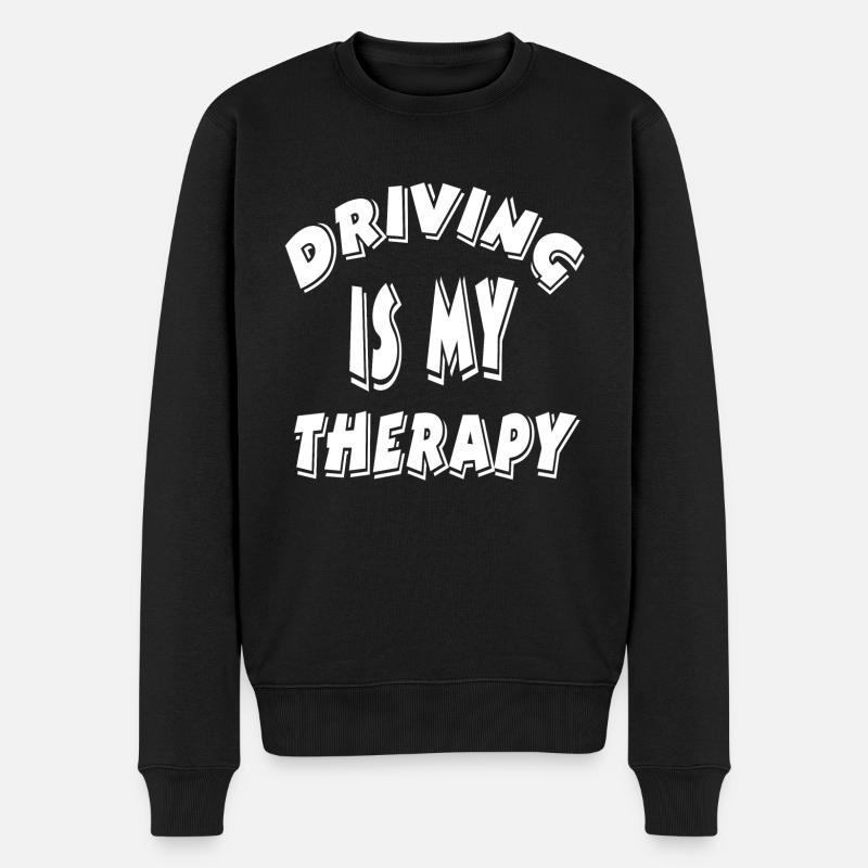 Auto - Männer Premium Bio Pullover - Schwarz
