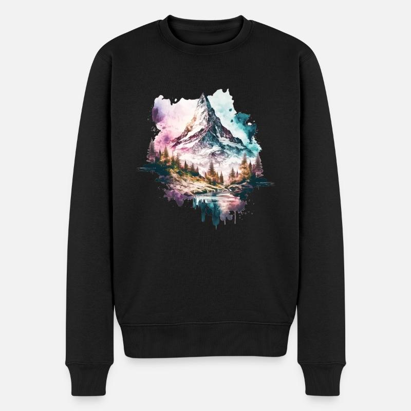 Cervin - Pull Premium bio Homme - noir