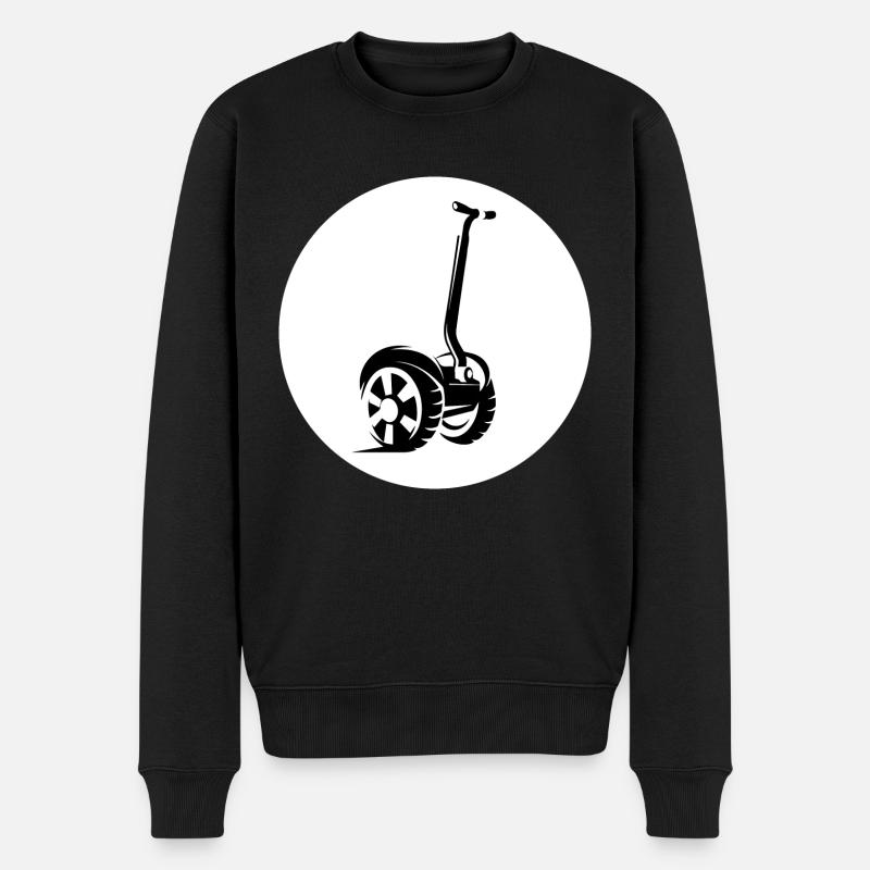 E-Scooter E-Roller Scooter - Men's Premium Organic Jumper - black
