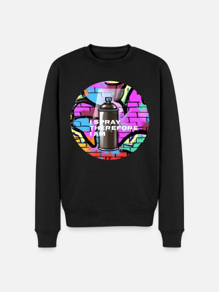JE PULVÉRISE DONC JE SUIS - Bombe aérosol - Pull Premium bio Homme - noir