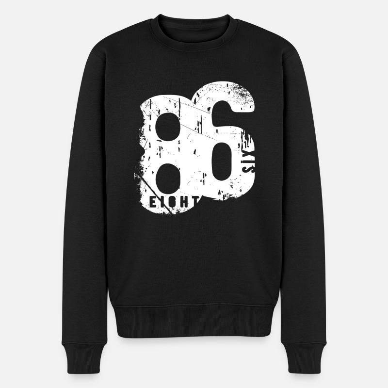 86 Millésime 1986 - Pull Premium bio Homme - noir
