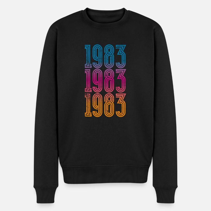 Millésime 1983 - Pull Premium bio Homme - noir